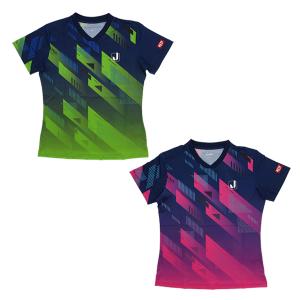 卓球 ユニフォーム トップス orパンツ キッズ ジュニア メンズ レディース 丈(半袖 長袖) ジュウイック JUIC Galaxy-J（レディース） ahg0331 S-XXL｜takuten-takkyu