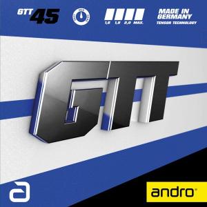 卓球 ラバー 初心者 中級者 上級者 卓球ラバー andro アンドロ GTT45 aja0077 ネコポス便送料無料｜takuten-takkyu