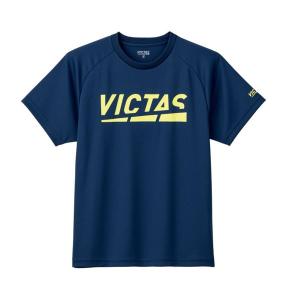 VICTAS ヴィクタス aog0141 プレイ ロゴ ティー 卓球tシャツ