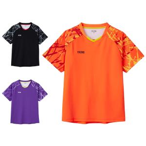VICTAS ヴィクタス ストリーク スリーブ ゲームシャツ aog0187 卓球ウェア 半袖Tシャツ トップス ユニフォーム JTTA公認｜takuten-takkyu