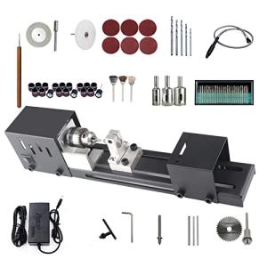 Weytoll ミニ旋盤，手作り ビーズポリッシャー機 �