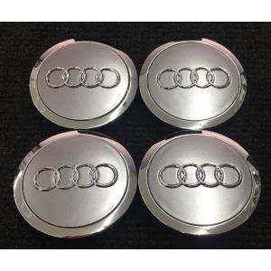 アウディ 69mm 新品4個 グレー クロム 純正ホイールセンターハブキャップ Audi Center Cap4B0 601 170A A3 A4 A5 A6 A7 A8 Q5 Q7 TT｜タクヤストア6