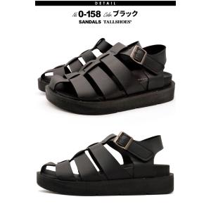 シークレットサンダル メンズ 4cmアップ T...の詳細画像4