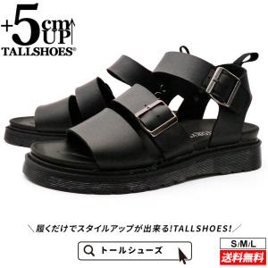 シークレットシューズ 厚底サンダル シークレット グルカサンダル スリッパ 靴 メンズ トールシューズ 背が高くなる靴 5cm 身長アップ 厚底シューズ 上げ底靴