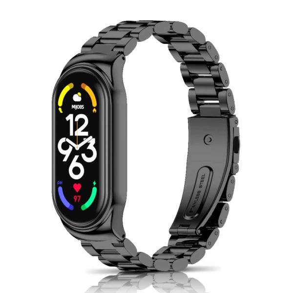 HeeNia Xiaomi Mi Band 7/Xiaomi Smart Band 7 対応 金属バ...