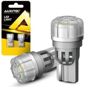 AUXITO T10 LED ホワイト 5500k 爆光 LED T10 ポジションランプ/ナンバー灯/ルームランプ 3pcs 3020チッ