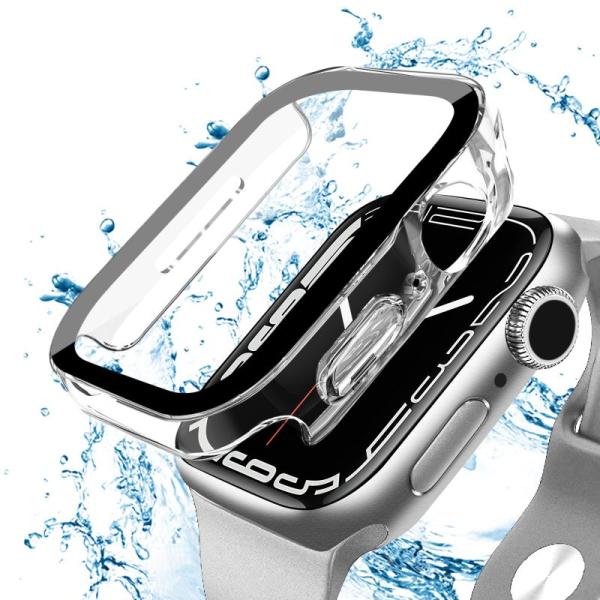 ANYOI Apple Watch 用ケース 40mm 防水ケース 3D直角エッジデザイン Appl...