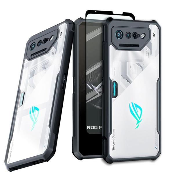 ASUS ROG Phone 7 / 7 Pro 5G / 7 Ultimate 用 ケース クリア...
