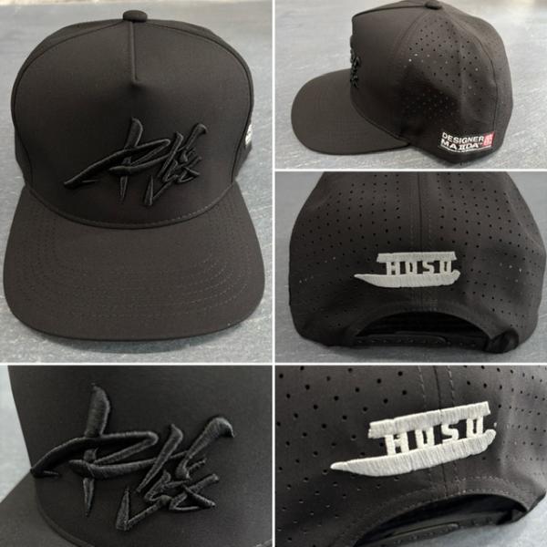 RH56HOSO・3D刺繍パンチングメッシュキャップ