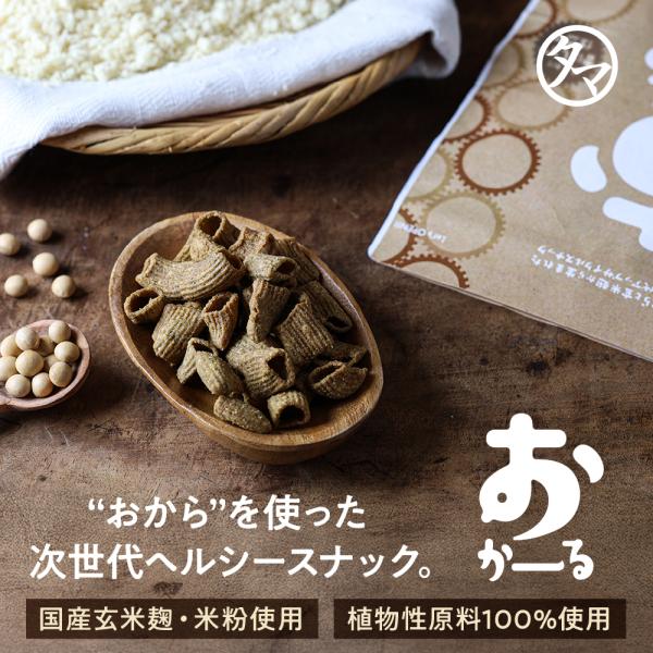 おから スナック おかーる 3種 食べ比べセット お菓子 塩 梅 ゴマ 米粉 ヘルシー おつまみ ギ...