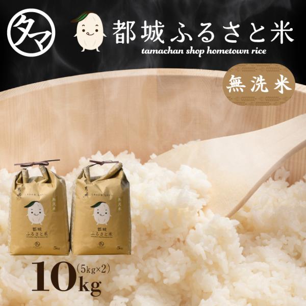 お米 ひのひかり 10kg 5kg×2 無洗米 都城ふるさと米 白米 令和7年産 九州 宮崎県 都城...