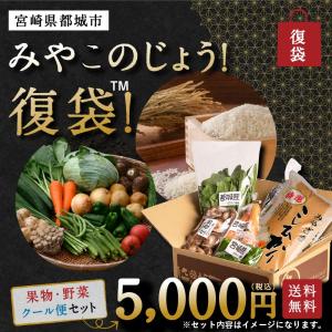 みやこのじょう！復袋 （米・野菜・果物のクール便（冷蔵）セット）