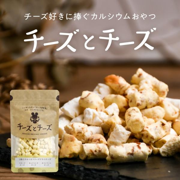チーズとチーズ 50g カルシウムおやつ 3種類 フリーズドライ 健康おやつ スモーク モッツァレラ...