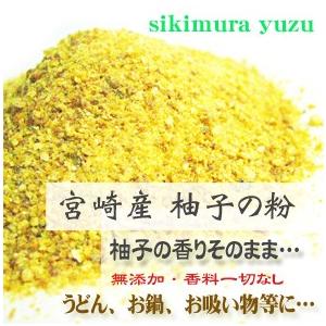 柚子パウダー 100g 宮崎産 柚子 ゆず 粉末 パウダー 調味料 薬味 香辛料 料理 送料無料