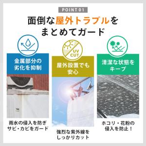 洗濯機カバー らくらく取り付け 老化防止 おし...の詳細画像2