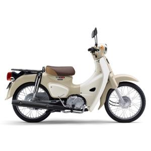 ホンダ　新車　最新モデル　スーパーカブ50　ベージュ(50cc原付)　現金一括払価格（銀行振込前払い）｜tamacycle-yafuu-shop