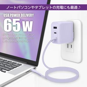 多摩電子工業 ACアダプタ PD65W コンセ...の詳細画像3