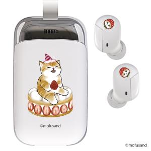 mofusand Bluetooth 完全ワイヤレスイヤホン にゃんこスイーツ SQ-BS37W-MS3