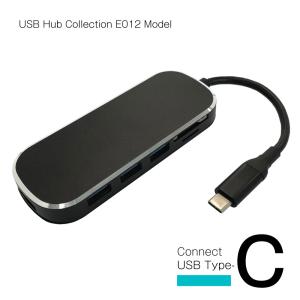 WEB限定販売 USBハブ USB3．1 Gen1 タイプC接続 USB−A×3ポート HDMI SD マイクロSD タイプCポート E012モデル