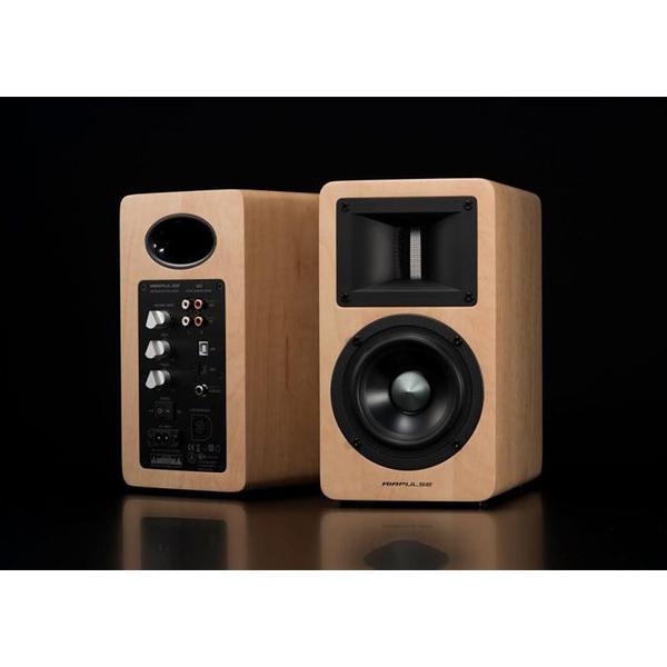 AIRPULSE ハイレゾ対応アクティブスピーカー A80 PINEWOOD ペア パインウッド エ...