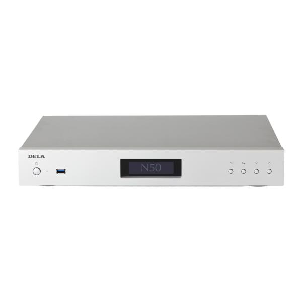 MELCO SYNCRETS ミュージックライブラリー DELA N50-S20-J シルバー デラ...