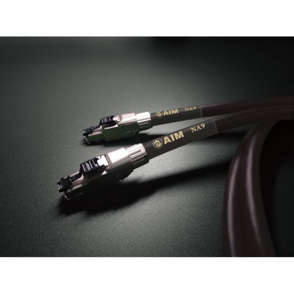 AIM オーディオLANケーブル SHIELDIO NA9-015 1.5m ブラック エイム電子