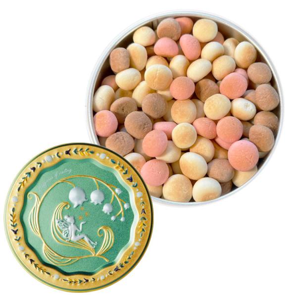 【たまごボーロ缶】スズラン缶【MPN:90202】クッキー缶 ではなく たまごボーロ缶 3色MIX缶...