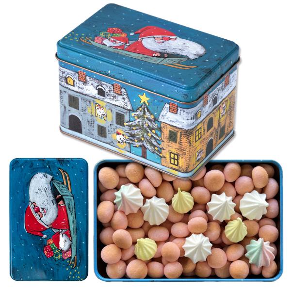 【たまごボーロ缶】サンタからの贈り物缶【MPN:90215】 クリスマス プレゼント