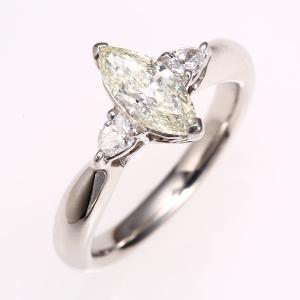 エンゲージリング 婚約指輪 PT900 プラチナ ダイヤモンド 1.029ct/0.21ct プロポーズ 結婚 r-3391 bkp3 母の日｜tamai
