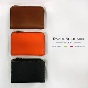 財布 本革 イタリア レザー 二つ折り 2つ折り財布 メンズ ダビデ DAVIDE ALBERTARIO 一粒万倍日 天赦日(t62) 父の日｜tamai