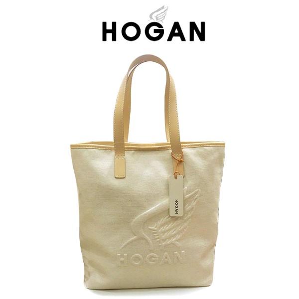 ホーガン レディース トートバッグ HOGAN イタリア レザー 無地 キャンバス kwwaa A4...