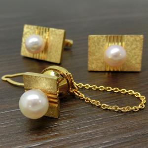 カフス 18金 地金 スーツ K18YG イエローゴールド メンズジュエリー