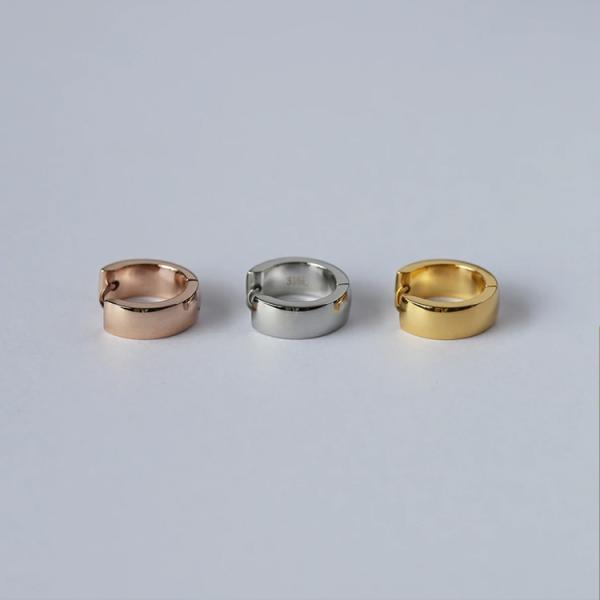 金属アレルギー ピアス フープ ステンレス 316L 5mm×15mm SUS316L シンプル 甲...