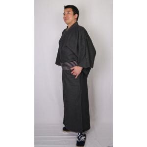 デニム着物 レディース ブラック クラッシュ加工 : 京呉服・宝石の店