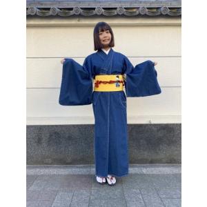 TAMAKIYA DENIM】 デニム振袖 インディゴ ノーマル フリーサイズ : 京