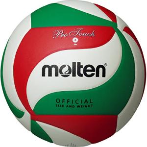 molten（モルテン） バレーボール レクリエーションバレー 白×赤×緑