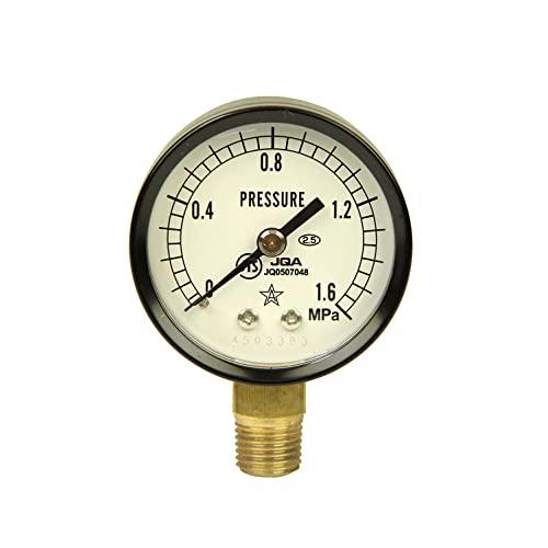 右下精器 汎用圧力計A50・R1/4下 S-11・1.6MPA