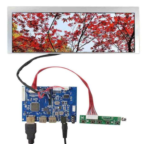 VSDISPLAY 9.1インチ 解像度 822x260 液晶 ディスプレイ LQ091B1LW01...