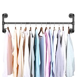 業務用　ハンガーラック 頑丈パイプハンガーラック スリム 幅115-175 Amazon｜REIBII ハンガーラック 頑丈 パイプハンガー 大容量 幅