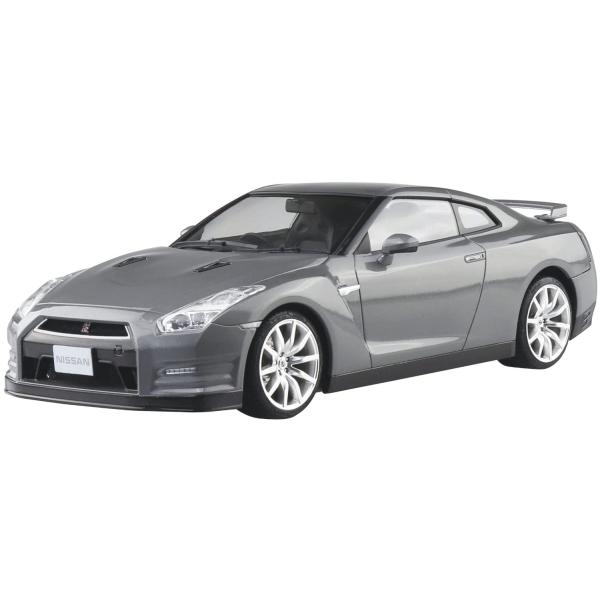青島文化教材社 1/24 プリペイントモデルシリーズ ニッサン R35 GT-R 2014 ダークメ...