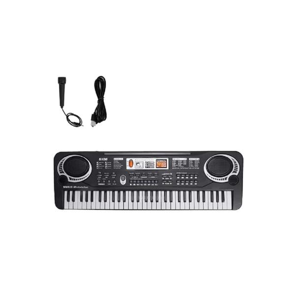 Yデパートセンター55? 10種リズム 61鍵盤 電子キーボード 16トーン 子供 ピアノ 練習 お...