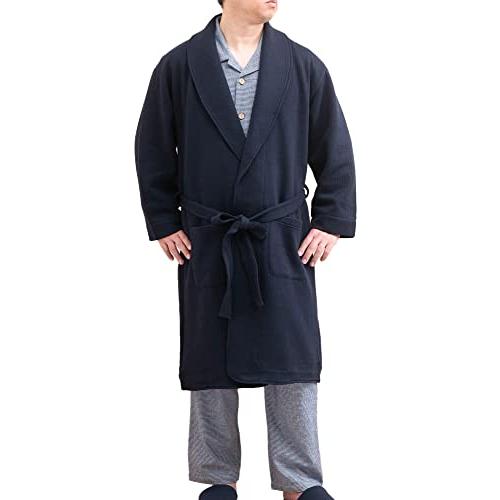 [ケーズアイ] メンズ ガウン サテン裏地付き 綿100％中わたニットキルト地を使用 41025(L...