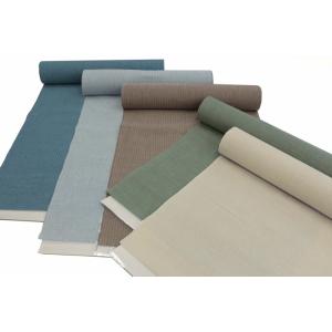 長襦袢　男物　東レ　爽竹　たて絽　洗える長襦袢　夏物　無地