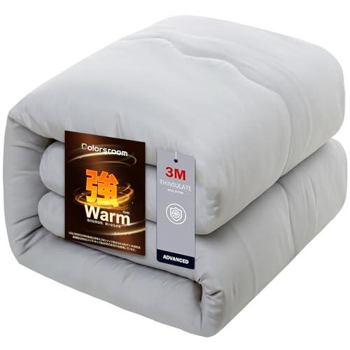 Colorsroom 掛け布団 シングル 羽毛より暖かい シンサレート 冬用 あったか 2.0KG ...