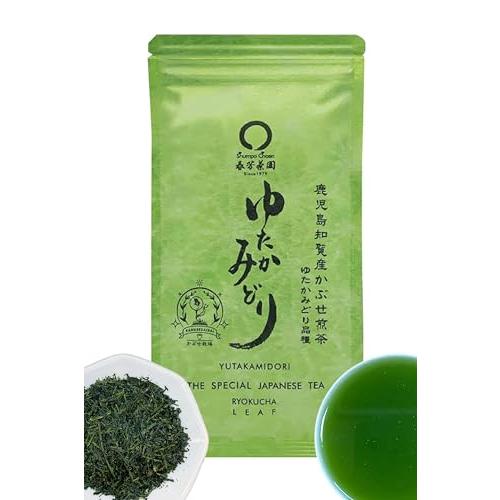 春芳茶園   知覧茶 緑茶 茶葉   鹿児島知覧産 ゆたかみどり 品種/深蒸しかぶせ煎茶 80g  ...