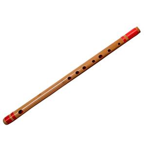 山本竹細工屋 竹製篠笛 7穴 八本調子 伝統的な楽器 竹笛横笛(赤紐巻き)｜tamari-do