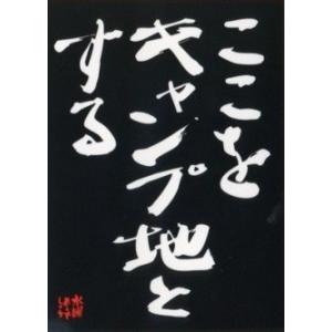 水曜どうでしょう名セリフステッカー(ここをキャンプ地とする)