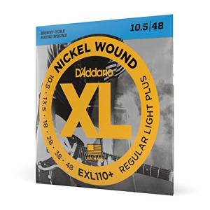 D'Addario ダダリオ エレキギター弦 ニッケル Regular Light Plus .0105-.048 EXL110+ 【国内正規品｜tamari-do