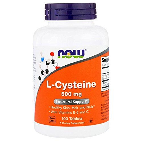 ナウフーズ L-システイン（NOW L-Cystein）500mg 100錠 ２コ組  並行輸入品