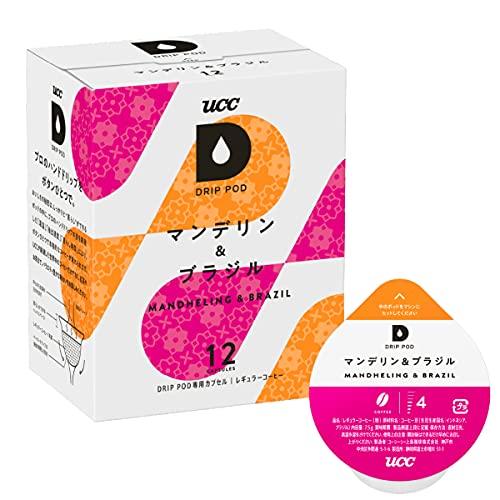 UCCドリップポッド専用カプセルマンデリン&amp;ブラジル12杯分90gポッド・カプセル